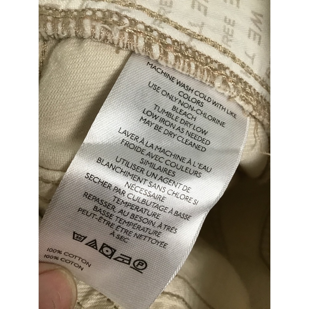 Free People We The Free Women's Cream Aster‎ Straight Jeans Size 27 NWT - Picture 11 of 13
